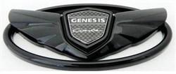 Эмблема Хендэ Genesis черн., овал (глянец) EM.Genesis.coupe.W.bk.glare - фото 23870