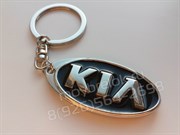 Брелок Киа для ключей черный - фото 12221
