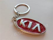 Брелок Киа для ключей красный - фото 12227
