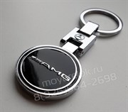 Брелок Мерседес AMG для ключей круглый - фото 12312