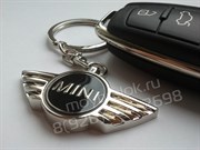 Брелок Мини Купер для ключей черный - фото 12421
