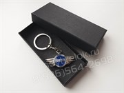 Брелок Мини Купер для ключей синий - фото 12431