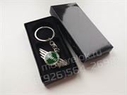 Брелок Мини Купер для ключей зеленый - фото 12436