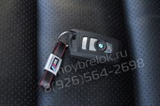 Брелок БМВ M performance для ключей кожаный ремешок (rm) - фото 13197