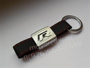 Брелок Фольксваген R для ключей кожаный ремешок (rm) - фото 13299