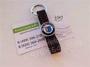 Брелок БМВ Alpina для ключей кожаный ремешок (rm2) - фото 13321