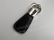 Брелок Лексус для ключей кожаный овальный - фото 13810