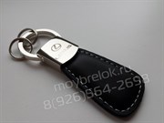 Брелок Лексус для ключей кожаный овальный - фото 13812
