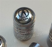 Колпачки на ниппель Акура (серые, цилиндр) комплект 4шт - фото 13844