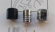 Колпачки на ниппель Фольксваген GTi (черн.фон, цилиндр) комплект 4шт - фото 15412