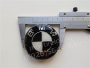 Колпачки в диск БМВ (65/68 мм) черно-белые - фото 15587
