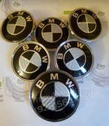 Колпачки в диск БМВ карбон (65/68 мм) - фото 15597