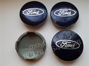 Колпачки в диск Форд 54/53 мм синие / (кат.6M21-1003-Aabl) - фото 15645