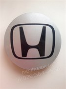 Колпачки в диск Хонда (69/65 мм) серые эмблема плоская / (кат.44732-S9A-A00) - фото 15671