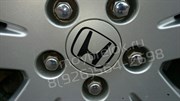 Колпачки в диск Хонда (69/65 мм) серые эмблема плоская / (кат.44732-S9A-A00) - фото 15673