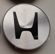Колпачки в диск Хонда (69/65 мм) хром эмблема без окантовки / (кат.44732-SX0-J010) - фото 15675