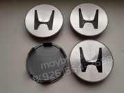 Колпачки в диск Хонда (69/65 мм) хром эмблема без окантовки / (кат.44732-SX0-J010) - фото 15676