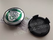 Колпачки в диск Ягуар (59/50 мм) зеленые oldschool / (кат.AW9M-1A096-AA) - фото 15689