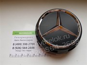 Колпачки в диск Мерседес AMG (75 мм) бочки черные/ (кат.A00040009009283) - фото 15765