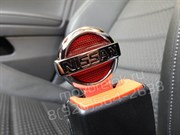 Заглушки Ниссан в ремень безопасности, 2шт (3D-тип, металл), пара - фото 16414