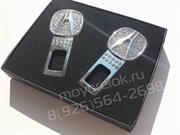 Заглушки Акура ремня безопасности (кристалл), набор 2шт в коробке - фото 16451