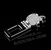 Заглушки Apple ремня безопасности (кристалл), набор 2шт в коробке - фото 16455
