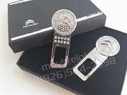 Заглушки Ситроен ремня безопасности (кристалл), набор 2шт в коробке - фото 16472