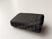 Чехол для смарт ключа Кадиллак кожаный 5 кнопок, черный - фото 16599
