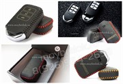Чехол для смарт ключа Хонда кожаный 3 кнопки, черный - фото 16669