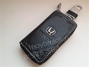 Ключница Хонда черная на молнии - фото 17215