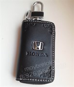 Ключница Хонда черная на молнии - фото 17216