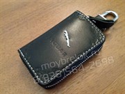 Ключница Ягуар черная на молнии - фото 17258
