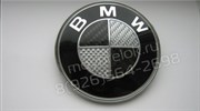 Эмблема БМВ карбон на капот / багажник - фото 18108