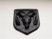 Эмблема Додж 67x62 мм (черн) капот / багажник - фото 18225