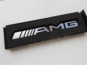 Эмблема Мерседес AMG на багажник (аллюм.) - фото 18506