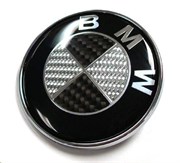 Эмблема БМВ карбон (64 мм), на двустороннем скотче