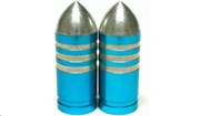 Колпачки на ниппель Пуля (синяя) комплект 4шт - фото 19502