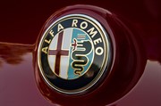 Эмблема Альфа Ромео 75 мм капот, багажник, (металл) - фото 19935