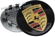 Колпачки в диск Порше из оригинального каталога, 77/60 мм (кайен панамера 911 и др) / (кат.7P5601149) - фото 21024