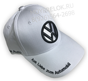 Кепка Фольксваген GTi белая hat.vw.wh