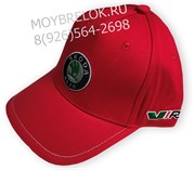 Кепка Шкода красная hat.skoda.rd