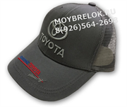 Кепка Тойота серая HAT.toyota.light.gry