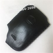 Чехол для смарт ключа Лексус (4 кноп) мягкая натуральная кожа, черный - фото 22985