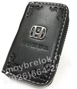 Ключница Хонда черная на молнии - фото 23486