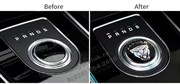 Накладка Ягуар кнопка переключения передач (черн.) - фото 24865