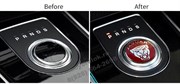Накладка Ягуар кнопка переключения передач (красн.) - фото 24873