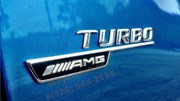 Эмблема Мерседес  Turbo AMG v1 крыло металл - фото 25069