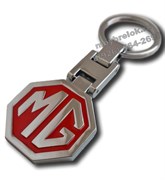 Брелок МГ для ключей красный