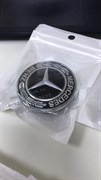 Эмблема Мерседес Benz на капот / 55 мм - фото 25609