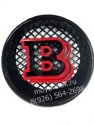 Эмблема Brabus на решетку радиатора Мерседес Хром - фото 25767
